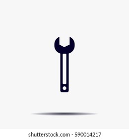 wrench icon , vector illustration