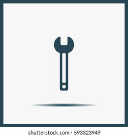 wrench icon , vector illustration