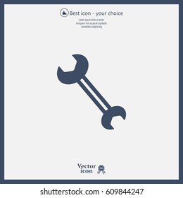 wrench icon , vector illustration