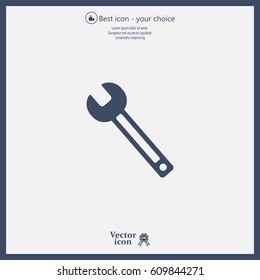 wrench icon , vector illustration