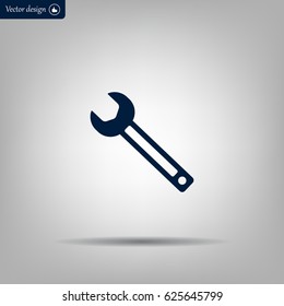 wrench icon , vector illustration