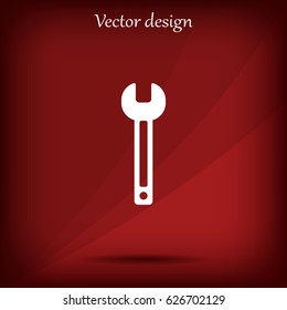 wrench icon , vector illustration