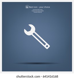 wrench icon , vector illustration