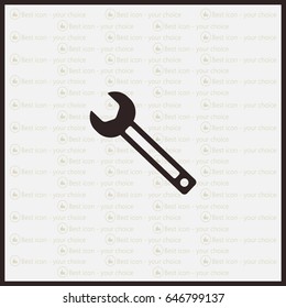 wrench icon , vector illustration