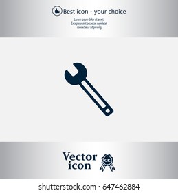 wrench icon , vector illustration
