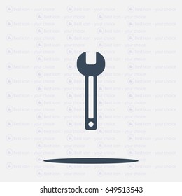 wrench icon , vector illustration