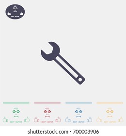 wrench icon , vector illustration
