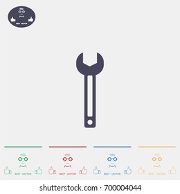 wrench icon , vector illustration