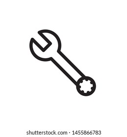 Wrench Icon Vector Illustration Design
