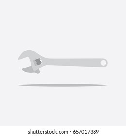 Wrench icon, vector illustration design. Tools collection.