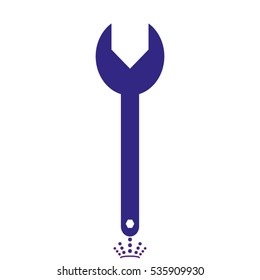 wrench icon, vector illustration EPS 10