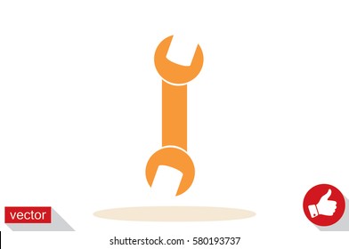 Wrench icon vector illustration EPS 10