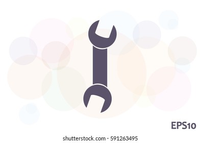Wrench icon vector illustration EPS 10