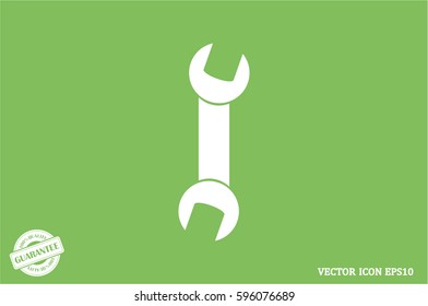 Wrench icon vector illustration EPS 10