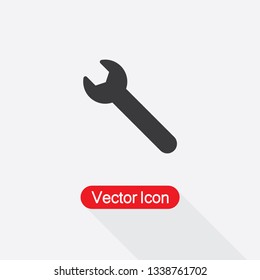 Wrench Icon Vector Illustration Eps10
