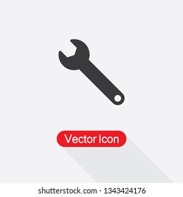 Wrench Icon Vector Illustration Eps10