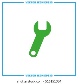 Wrench icon vector illustration eps10.