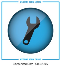 Wrench icon vector illustration eps10.