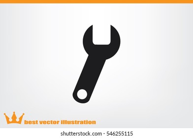Wrench icon vector illustration eps10.