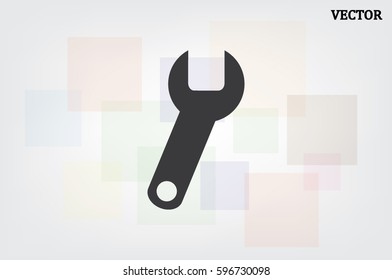 Wrench icon vector illustration eps10.