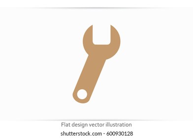 Wrench icon vector illustration eps10.