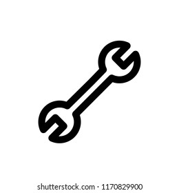 Wrench  icon, vector illustration. Flat design style. vector wrench  icon illustration isolated on white background, wrench  icon Eps10. wrench  icons graphic design vector symbols.