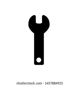 Wrench icon, vector illustration. Flat design style. vector wrench icon illustration isolated on white, wrench icon Eps10. wrench icons graphic design vector symbols.