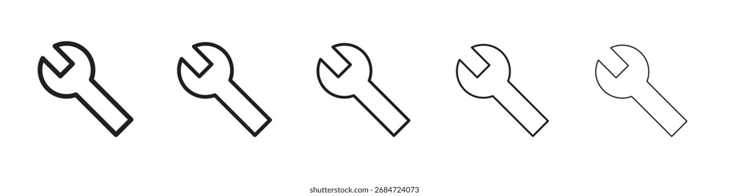 Ilustración vectorial de icono de llave aislada