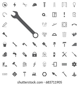 wrench icon , vector illustration isolated on white background