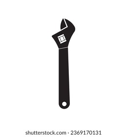 wrench icon vector illustration logo design