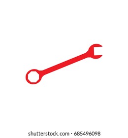 wrench icon , vector illustration on white background