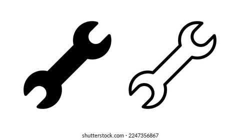 Wrench icon vector illustration. repair icon. tools sign and symbol