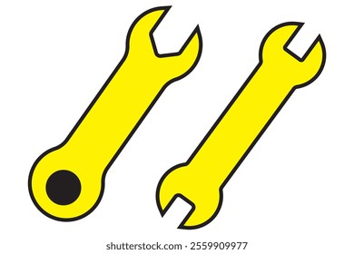 Wrench icon vector illustration. repair icon. tools sign and symbol