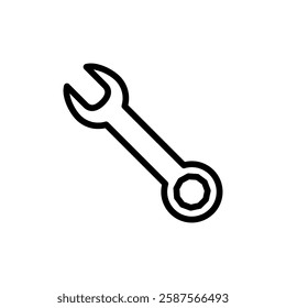 Wrench icon vector illustration. repair icon. tools sign and symbol