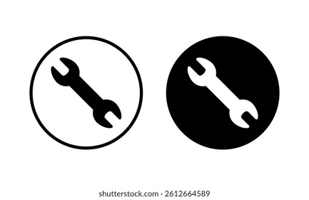 Wrench icon vector illustration. repair icon. tools sign and symbol