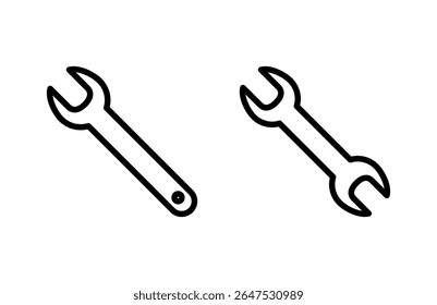 Wrench icon vector illustration. repair icon. tools sign and symbol