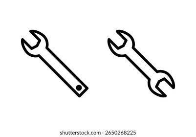 Wrench icon vector illustration. repair icon. tools sign and symbol