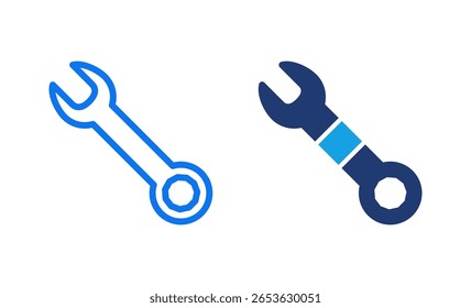 Wrench icon vector illustration. repair icon. tools sign and symbol