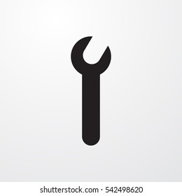 wrench icon vector illustration sign symbol