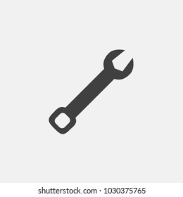 wrench icon vector illustration. tool icon vector.