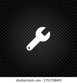 Wrench icon vector illustration.Service tool sign