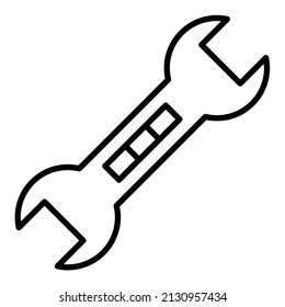 Wrench icon vector image. Can also be used for web apps, mobile apps and print media.