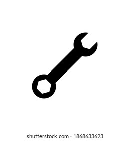 Schraubenschlüssel-Vektorgrafik. Reparatursymbol-Vektorgrafik. Werkzeugsymbol-Vektorgrafik