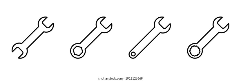 Wrench icon vector. repair icon vector. tools icon vector