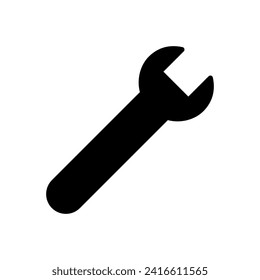 Vector de icono de llave. vector de icono de reparación. vector de icono de herramientas