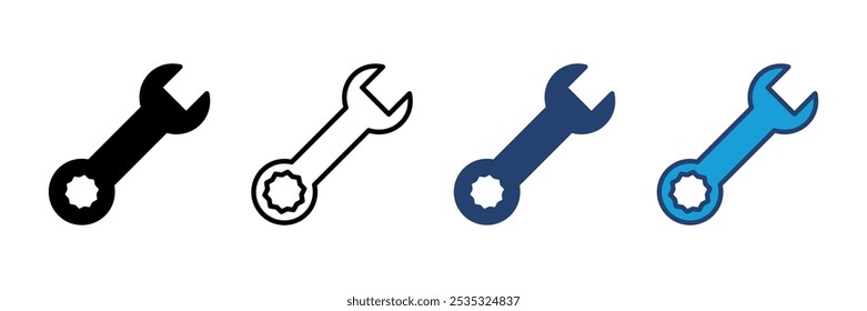 Wrench icon vector. repair icon vector. tools icon vector