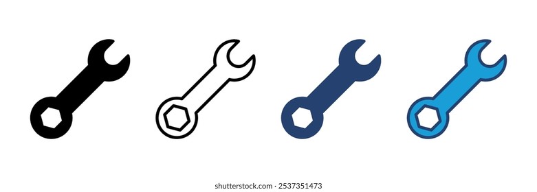 Wrench icon vector. repair icon vector. tools icon vector