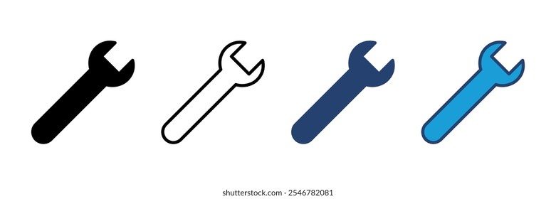 Wrench icon vector. repair icon vector. tools icon vector