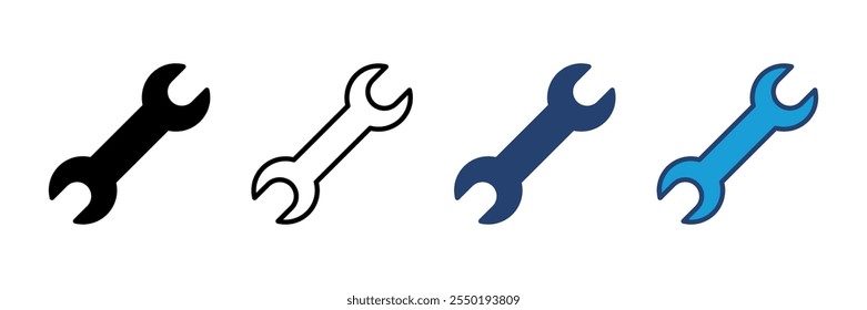 Wrench icon vector. repair icon vector. tools icon vector