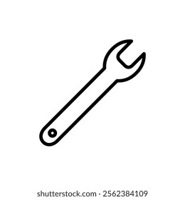 Wrench icon vector. repair icon. tools sign and symbol